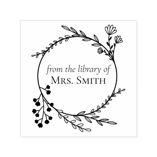 Botanisch Lijst uit de bibliotheek van Zelfinktende Stempel (Design)