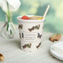  Botanisch Lovebug Baby shower Papieren Bekers