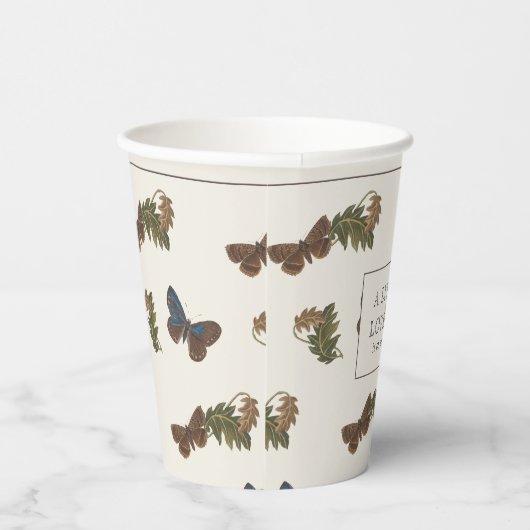  Botanisch Lovebug Baby shower Papieren Bekers (Rechts)