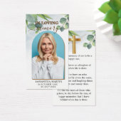 Botanisch minimaal Bladwijzer van de herfst Visitekaartje (Bureau)