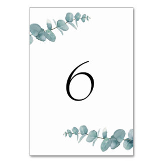 Botanisch Minimalistische Eucalyptus Kaart