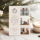  Botanisch Monogram 3 Foto Vakantie Kaart