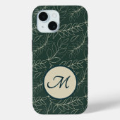 botanisch monogram Case-Mate iPhone case (Achterkant)