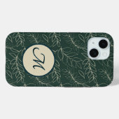 botanisch monogram Case-Mate iPhone case (Achterkant (horizontaal))
