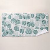 Botanisch naadloos patroon met  afbeelding badhanddoek (Badhanddoek)