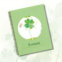 Botanisch Notitieboek – Ontwerp met Vierbladige Kl