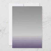 Botanisch Paars huwelijk Kaart (Achterkant)