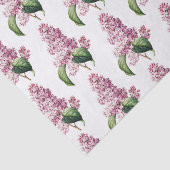  Botanisch Paars Lila bloesem Tissuepapier (Detail)