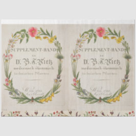 Botanisch papier voor het ontkoppelen van de adem