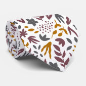 Botanisch Patroon Aanpassen Stropdas (Opgerold)