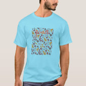Botanisch Patroon Aanpassen T-shirt (Voorkant)