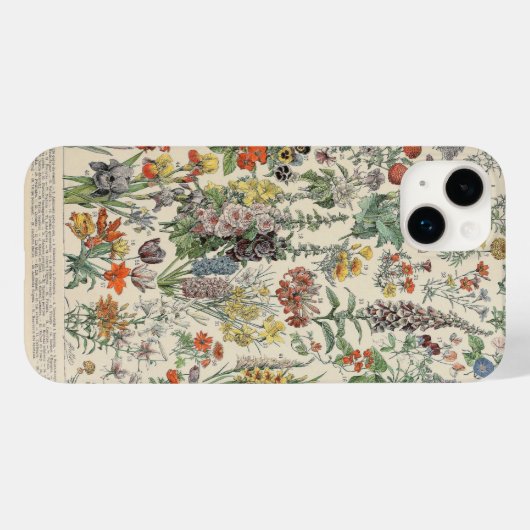  botanisch patroon Case-Mate iPhone case (Achterkant (horizontaal))
