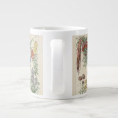 botanisch patroon extra grote beker (Achterkant)