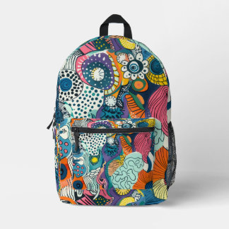 Botanisch patroon Hippie rugzak