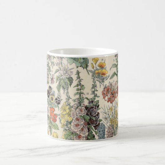  botanisch patroon magische mok (Center)