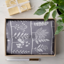 Botanisch Ritme Botanische Silhouetten Gedempte La