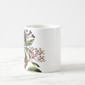  Botanisch Roos met kerstmis Vloer Bouquet Koffiemok (Center)