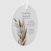 Botanisch rouw- / herinneringsornament