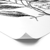  Botanisch Slaapsel Poster (Hoek)