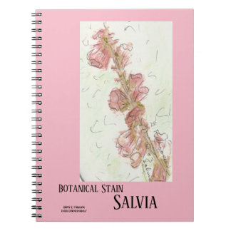 BOTANISCH STAIN SALVIA NOTITIEBOEK