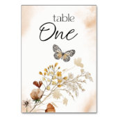  Botanisch Tiny Floral Weddenschappen Kaart (Voorkant)