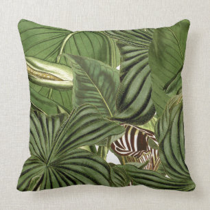 Botanisch tropisch Oerwoud laat Sierkussen