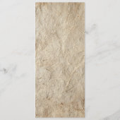 Botanisch Trouwdiner Menu (Achterkant)