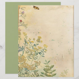 Botanisch Tuin Scrapbook Papier