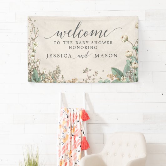 Botanisch Vinyl Welkomstbanner Spandoek (Insitu)