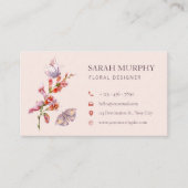  Botanisch Vlinder Visitekaartje (Voorkant)