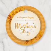 Botanisch voor moederdag bedankjes labels (Achterkant)