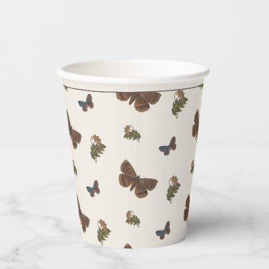  Botanisch Woodland Baby shower Papieren Bekers (Voorkant)