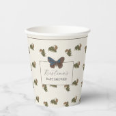  Botanisch Woodland Baby shower Papieren Bekers (Voorkant)