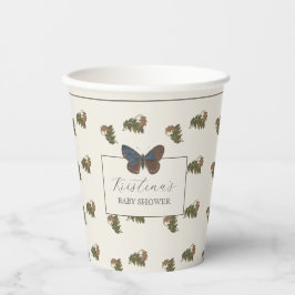  Botanisch Woodland Baby shower Papieren Bekers