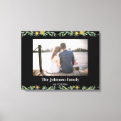 Botanische aangepaste foto van Wedding Stretted Canvas Afdruk (Voorkant)