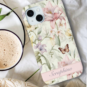 Botanische Aangepaste Naam Lente Boeket Pastel Blo