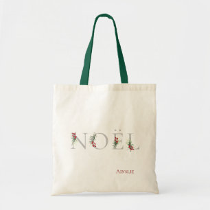 Botanische aangepaste NOEL Aangepaste Canvas tas