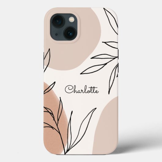 Botanische aardgesteente met naam Case-Mate iPhone case (Achterkant)