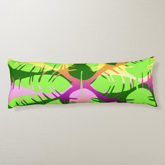 BOTANISCHE ABSTRACTE BANANENLEZINGEN LICHAAMSKUSSEN (Achterkant)