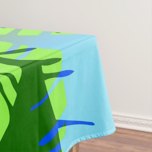 BOTANISCHE ABSTRACTE BANANENLEZINGEN TAFELKLEED (Voorbeeld)