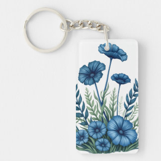 Botanische Acryl Sleutelhanger | Boho Natuur Liefh