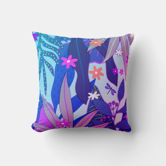 Botanische afdruk #12 Miami Kussen (Voorkant)