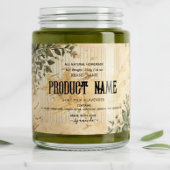 Botanische Apotheker Jar Labels Voedselcontainer Etiket