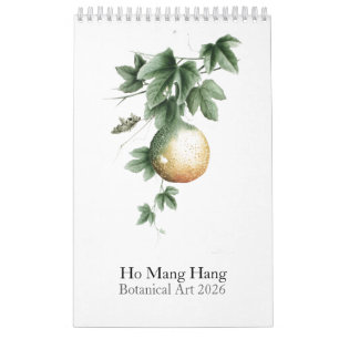 Botanische Aquarellen Kalender 2026
