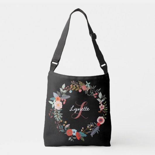 Botanische baard crossbody tas (Voorkant)