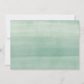 Botanische Baby shower Kaart (Achterkant)