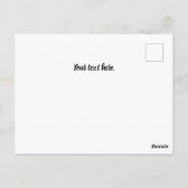 Botanische Beige Thanksgiving-diner Briefkaart (Achterkant)