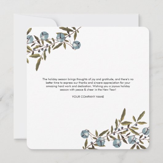 Botanische Bells Holiday Corporate QR Code (Achterkant)