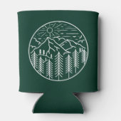 Botanische Berg Bruiloft Bos Koelbox Blikjeskoeler (Achterkant)