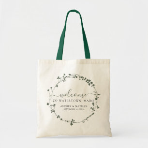 Botanische bestemming bruiloft Welkom Tote Bag